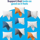 Shredded Memory Foam Bed Pillows for Sleeping, with Washable Removable Bamboo Cooling Sleep Pillow for Back and Side Sleeper - V.I.P Digital Presence