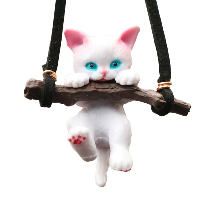 Cute Anime Car Ornaments Faceless Male Cat Pendant Auto Rearview Mirror Pendant Birthday Gift Auto Decoraction Accessories Coche - V.I.P Digital Presence