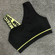 New Letter Cut Out Sports Bra Women Fitness Yoga Push up  Gym Padded Sports Top Athletic Sexy  Workout Running Clothing P165 - V.I.P Digital Presence