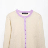 Spring New Style Round Neck Solid Color Loose Pullover Unique Charm Knitwear - V.I.P Digital Presence