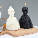 Gauze Zombie Skull Halloween Silicone Candle Mold Aromatherapy Plaster Holiday Atmosphere Decoration - V.I.P Digital Presence