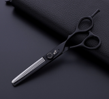 Professional Japan 440c 6 & 5.5 inch rainbow cut hair scissors set cutting shears thinning barber scissor hairdressing scissors - V.I.P Digital Presence
