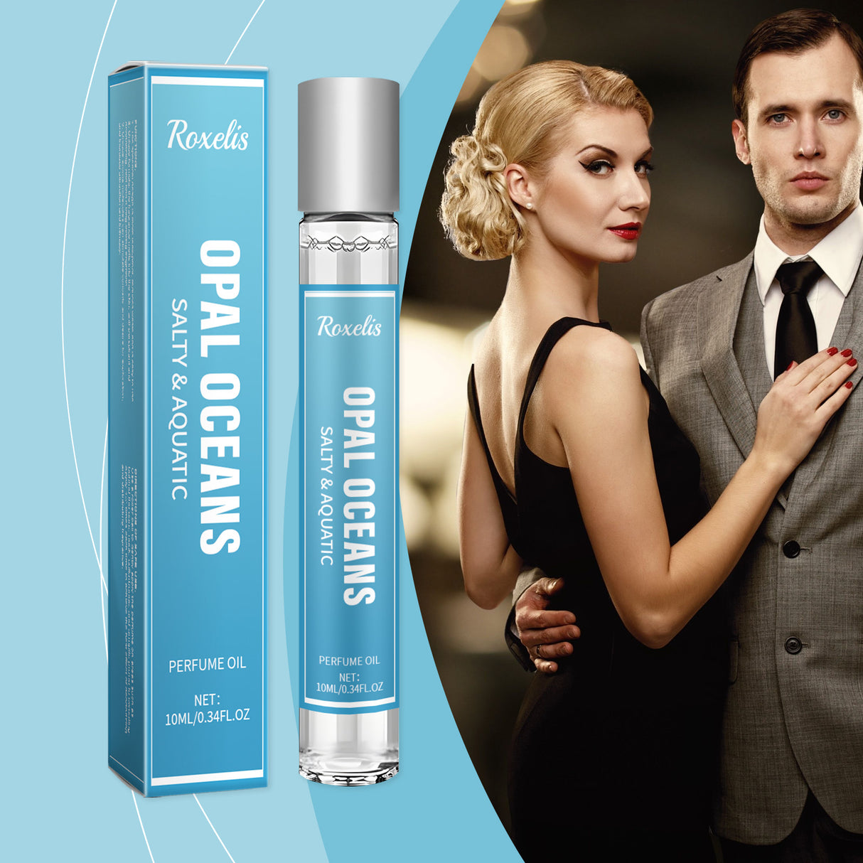 Fresh Ocean Perfume Ball Natural Fragrance Lasting Fragrance Date Sea Breeze Tune Fresh Rolling Ball Perfume - V.I.P Digital Presence
