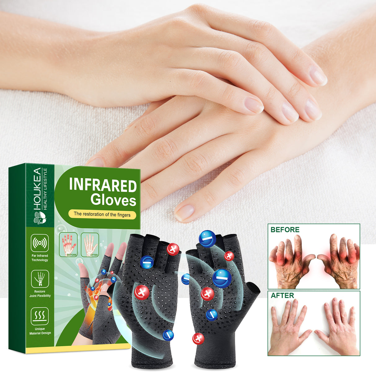 Joint Care Gloves Relieve Thumb Stiffness And Finger Joint Soreness And Swelling Discomfort Care Gloves - V.I.P Digital Presence