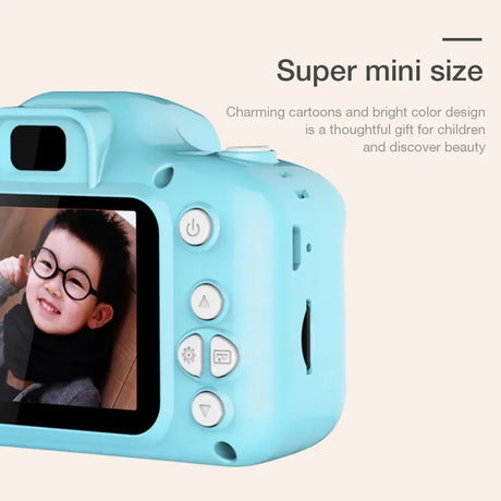Mini Children Camera X2 Digital Vintage Camera Educational Toys Kids Projection Video Camera Outdoor Photography Toy Gifts - V.I.P Digital Presence