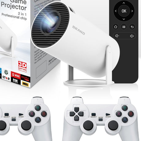 Game hot projector MAX300 portable 4k high-definition smooth with wireless controller - V.I.P Digital Presence