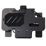 Tactical vest MOLLE system mounted carbon fiber tactical navigation board universal chest folding mobile phone carrier board - V.I.P Digital Presence
