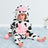 Baby jumpsuit, cow animal shaped pajamas - V.I.P Digital Presence