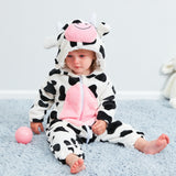 Baby jumpsuit, cow animal shaped pajamas - V.I.P Digital Presence