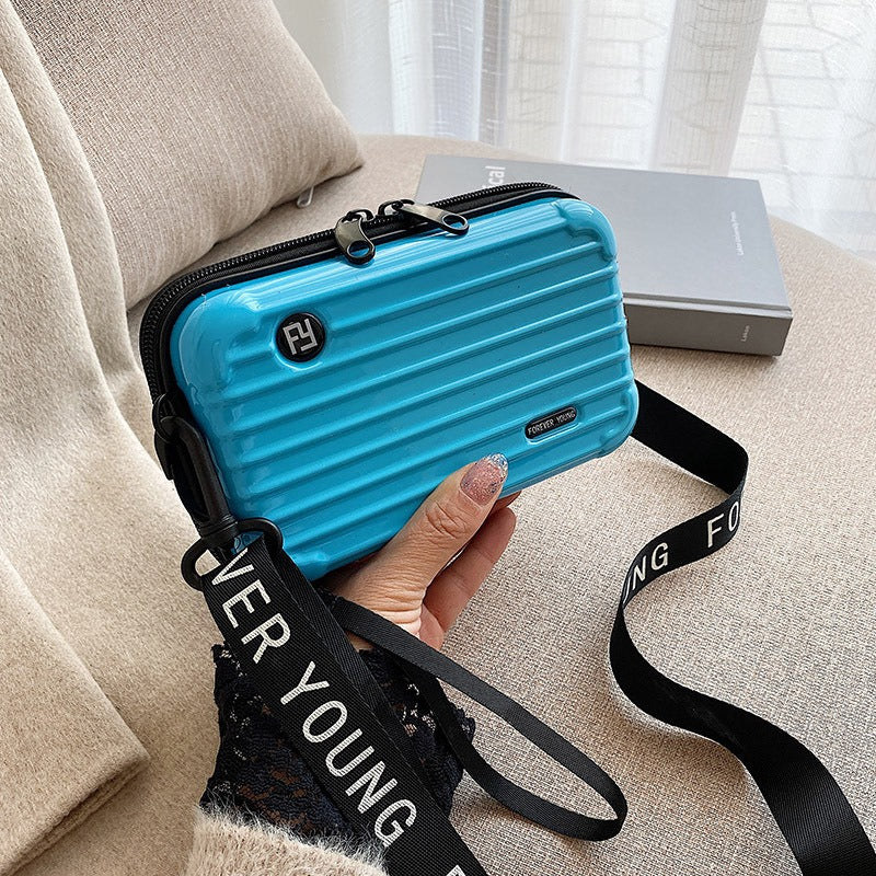 PC hard shell toiletry bag 7-inch shoulder crossbody bag hand storage bag suitcase small bag - V.I.P Digital Presence