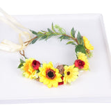 Korean style flower garland headwear sunflower children's performance scenic area decoration headwear hair accessories sunflower - V.I.P Digital Presence