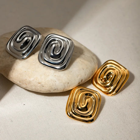 Stainless Steel Stud Earrings - V.I.P Digital Presence