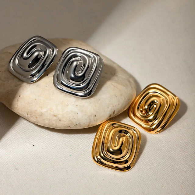 Stainless Steel Stud Earrings - V.I.P Digital Presence