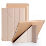 Case Cover for iPad 9.7 2017, GOLP PU Leather Magentic Smart Cover Soft TPU Back Protective Case for iPad 2018 cover A1822 A1823