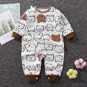 2024 Spring Autumn 0-2 Years Old Baby Romper Baby Jumpsuit Boys Girls Long-sleeved Trousers Newborn Romper Climbing Clothes - V.I.P Digital Presence
