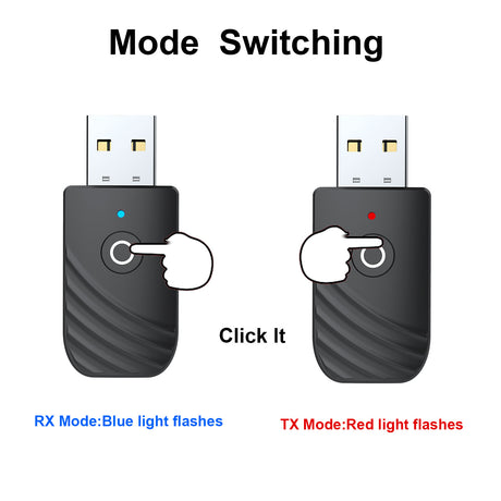 3 in 1 Bluetooth 5.0 Adapter Car Computer TV AUX Audio Bluetooth Speaker Receiver Transmitter Adapter - V.I.P Digital Presence
