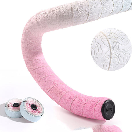 Road Bike Handlebar Tape: Double-Pinyin Cloud Pattern, Gradient Color, Comfortable, Shock - Absorbing, Breathable - V.I.P Digital Presence
