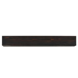 72" Rustic Wood Fireplace Mantel,Wall-Mounted & Floating Shelf for Home Decor Espresso