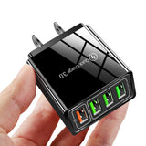 4USB mobile phone charger, multi port USB charging head charger - V.I.P Digital Presence