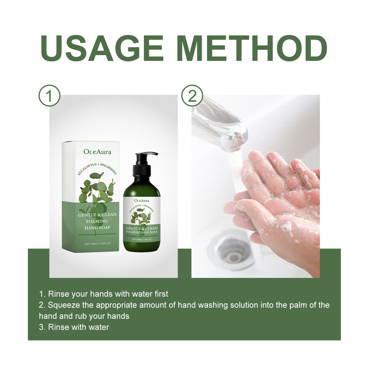 Gentle Clean Foaming Hand Soap, Gentle Cleansing Decontamination Moisturizing Skin Cleansing Skin - V.I.P Digital Presence