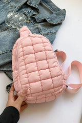 Quilted Nylon Crossbody  Bag - V.I.P Digital Presence