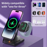 3 in 1 Wireless Charger for Magsafe Magnetic Fast Charging Dock Station Phone Stand for iPhone iWatch Aipods Charger - V.I.P Digital Presence
