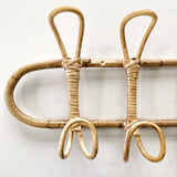 Kids Room Decor Hanger Rattan Wall Hooks Kids Garments Organizer Rack Clothes Hat Hanging Hook Rattan Hanger - V.I.P Digital Presence