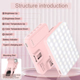 LED lights Mobile phone fill light pocket Portable vlog Tiktok live video shooting selfie night light - V.I.P Digital Presence