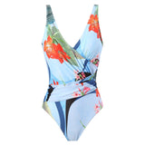 European and American conjoined vacation beach hot spring swimsuit French retro conjoined bikini - V.I.P Digital Presence