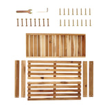 Acacia Wood Shoe Rack Bench Strong Weight Bearing Upto 200 LBS Best Ideas For Entryway Frontdoor Bathroom, Natural Color. - V.I.P Digital Presence