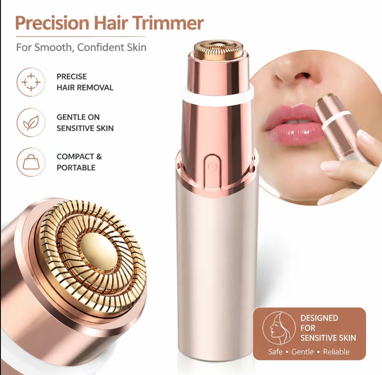 GlowTrim Facial Trimmer