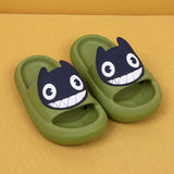 Big-Eyed Black Cat Cartoon Sandals One-Piece Soft Bottom Soft Face Parent-Child Amazon Baby Children's Slippers - V.I.P Digital Presence