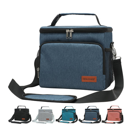 Fashionable and simple outdoor aluminum film waterproof and heat-insulating portable lunch box lunch bag lunch bag - V.I.P Digital Presence