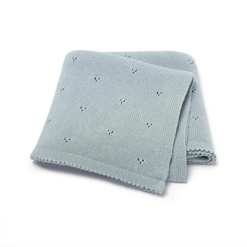 Knitted solid color hollow point duvet cover for male and female babies - V.I.P Digital Presence