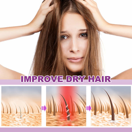 Purple Hair Essential Oil Care Capsules, Improves Dry Hair Knotting And Broken Dandruff Cleaning - V.I.P Digital Presence