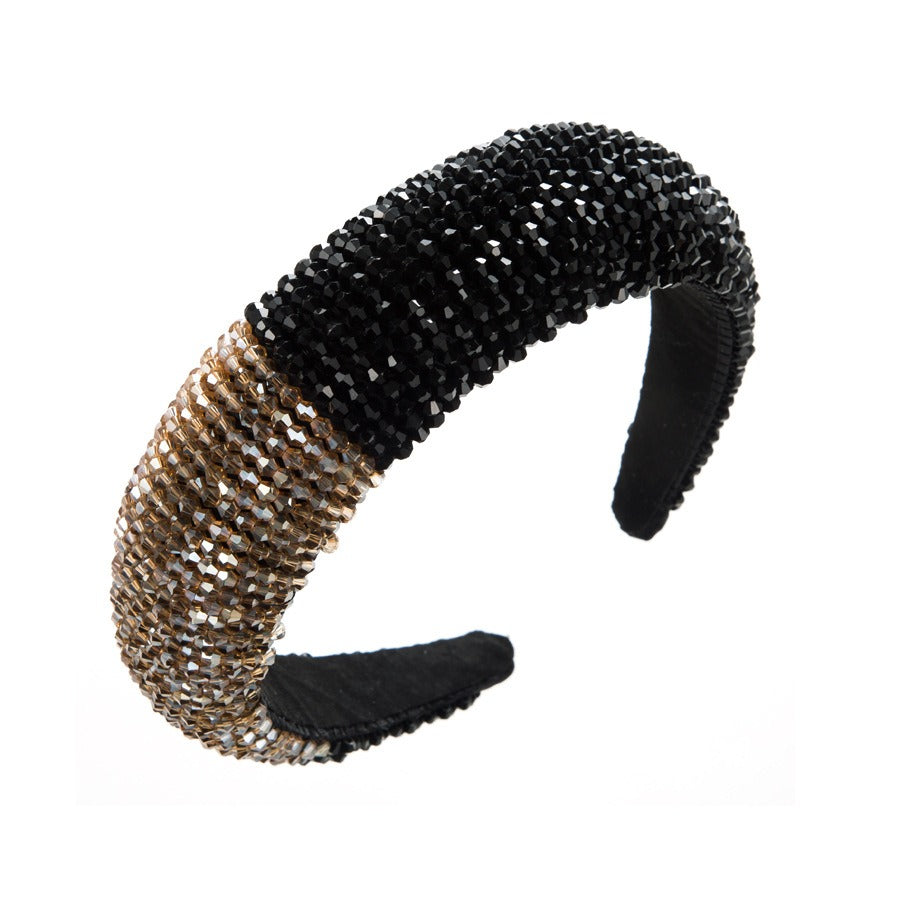 Luxury Crystal Hairband Women Hair Accessories Jewelry Baroque Padded Head Band Rhinestone Headband - V.I.P Digital Presence
