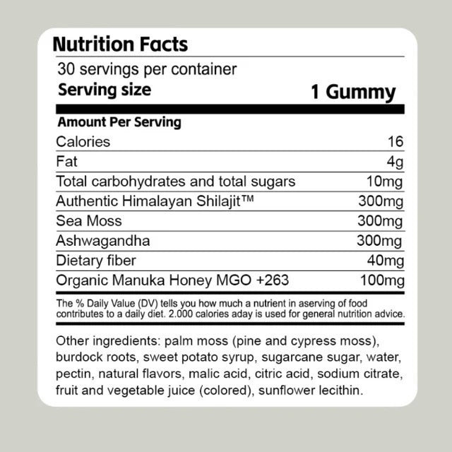 3 in 1 Gummies Cured Shilajit Gummies for Men - V.I.P Digital Presence