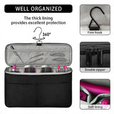 travel storage bag compatible with Dyson Airwrap Styler, a portable organizer with multi-pockets for hair curler and attachments - V.I.P Digital Presence