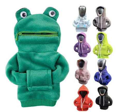 Automotive Interior Accessories Fashionable Hooded Shirt Shift Knobs Mini Hoodie Car Gear Shift Cover - V.I.P Digital Presence