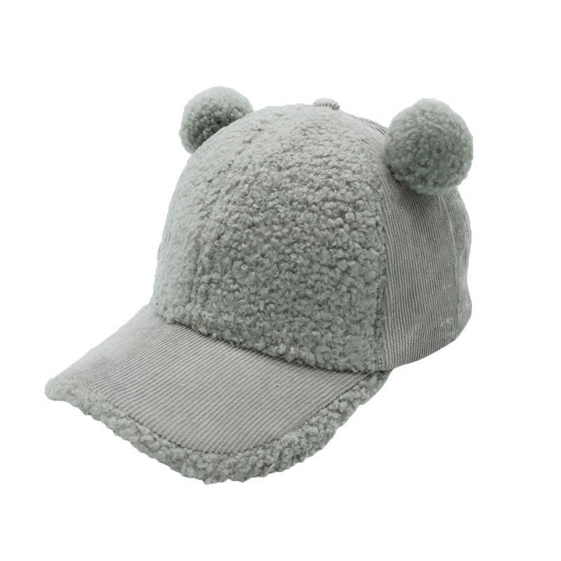 Fashion Baby Baseball Cap Newborn Velvet Hat Fashionable Kids Hats Children Accessories Winter Warm Baby Hat 2-5Y - V.I.P Digital Presence