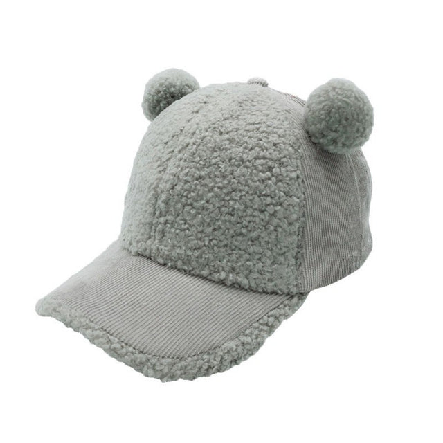 Fashion Baby Baseball Cap Newborn Velvet Hat Fashionable Kids Hats Children Accessories Winter Warm Baby Hat 2-5Y - V.I.P Digital Presence