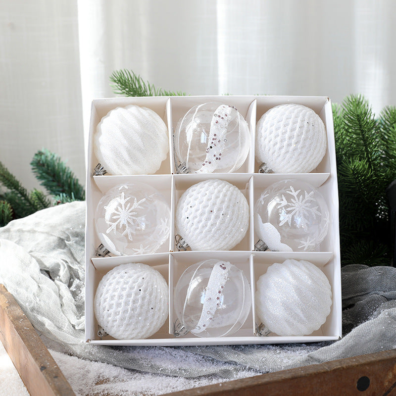 Christmas Ball Set Gift Box Christmas Painting Gift Pack Ball Christmas Tree Decoration Pendant - V.I.P Digital Presence