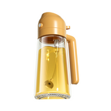 Oil spray bottle glass household kitchen leak proof oil bottle atomized mist filled edible oil container - V.I.P Digital Presence