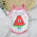 Pet supplies pet clothes cute fruit camisoles tank tops breathable pet sunscreen mosquito and insect repellent products - V.I.P Digital Presence