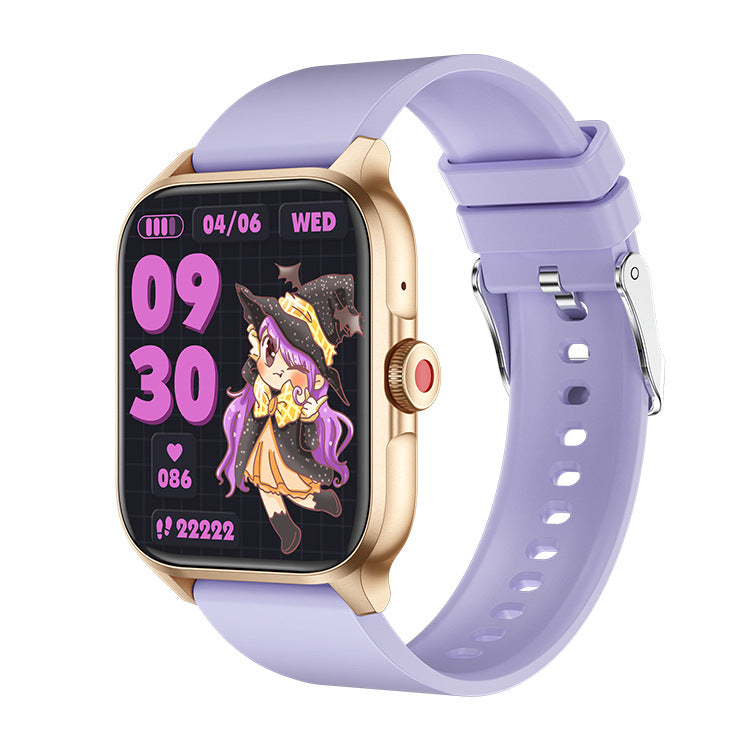 New QX15 smart watch Bluetooth call HD screen rotating button heart rate blood oxygen waterproof sports - V.I.P Digital Presence