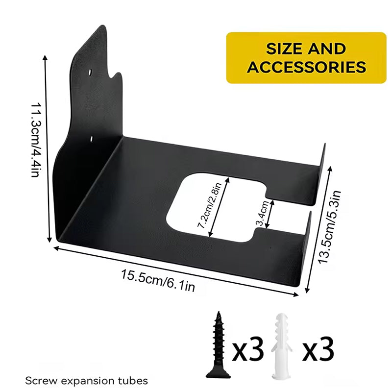 Rustproof Wall - mounted Hanger Rack: Heavy - duty, perfect for storing garden trimmers and other tools. - V.I.P Digital Presence