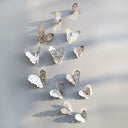 12pcs 3D Hollow Butterfly Wall Sticker for Home Decor DIY Butterflies Fridge stickers  Room Decoration Party Wedding Decor - V.I.P Digital Presence