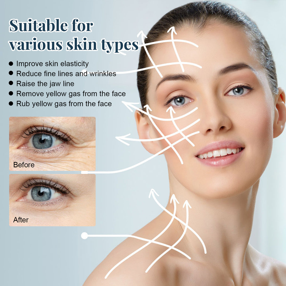 Protein Ascending Line, Skin Lift Anti-Wrinkle V Face Lift Relaxes Facial Contours And Moisturize Line - V.I.P Digital Presence
