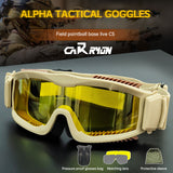 Gafas tácticas antiarena, gafas de tiro, equipo para exteriores, aficionados militares, gafas de campo antiimpacto