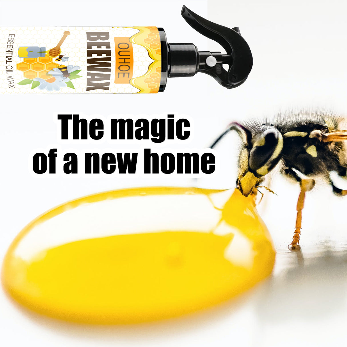 Furniture Beeswax Spray, Furniture Floor Care Polishing Waterproof Anti-Cracking Scratches Refurbished Care Wax - V.I.P Digital Presence